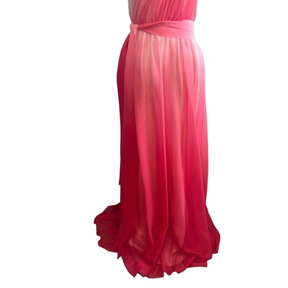 DESSY COLLECTION 2831P SZ 4 Daiquiri Ombre  BRIDESMAID PROM GOWN DRESS - Picture 5 of 9